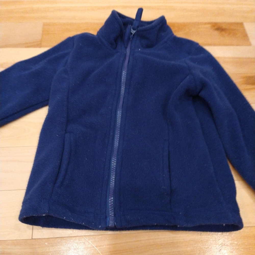 3/20$ 2T Tag zip up blue fleece sweater